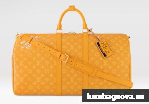 Louis Vuitton 57th Street NYC Keepall Bandouliere 55 EXCLUSIVE M13186 Yellow