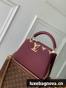Louis Vuitton Capucines BB M12936 burgundy