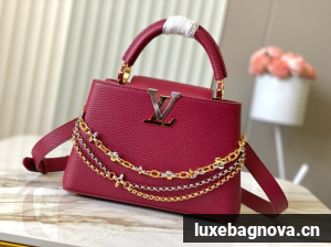 Louis Vuitton Capucines BB M27039 Grenat Red