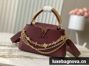 Louis Vuitton Capucines East-West BB M26345 Grenat Red