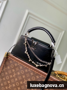 Louis Vuitton Capucines East-West Mini M14381 black