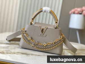 Louis Vuitton Capucines East-West Mini M26345 gray