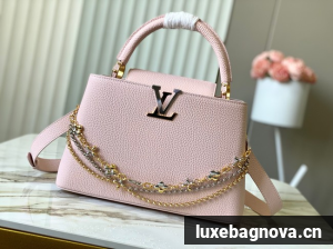 Louis Vuitton Capucines M25089 Jasmine Pink