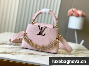 Louis Vuitton Capucines MINI M27038 Jasmine Pink