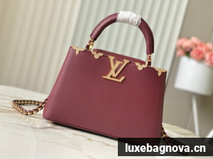 Louis Vuitton Capucines MM M23331 burgundy