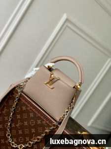 Louis Vuitton Capucines Mini M12938 Galet Gray 