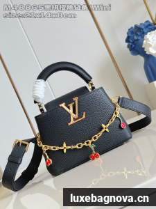 Louis Vuitton Capucines Mini M25406 BLACK