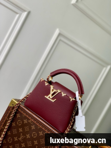 Louis Vuitton Capucines Mini M25497 burgundy