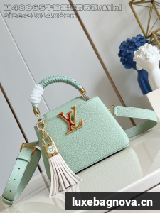 Louis Vuitton Capucines Mini M25497 green