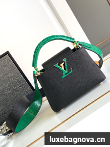 Louis Vuitton Capucines Mini M96498 black&green