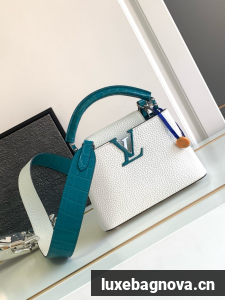 Louis Vuitton Capucines Mini M96498 white&blue