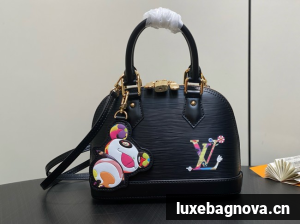 Louis Vuitton Epi grained leather Alma BB M13670 black