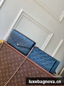 Louis Vuitton Felicie Pochette M27048 Pearly blue