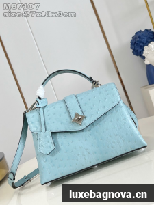 Louis Vuitton Grained Calfskin M86012 light blue