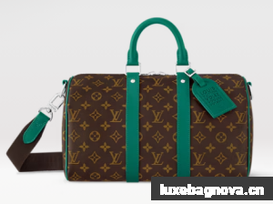 Louis Vuitton Keepall Bandouliere 35 M12765 Borneo Green