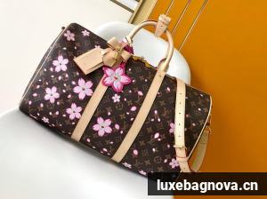 Louis Vuitton Keepall Bandouliere 45 M26868 Cherry blossom