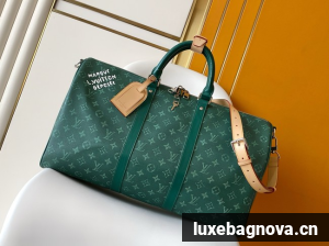 Louis Vuitton Keepall Bandouliere 45 M26868 green