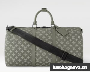 Louis Vuitton Keepall Bandouliere 50 M12504 Olive Green