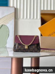 Louis Vuitton Monogram Canvas Original Leather M26285 Purple red