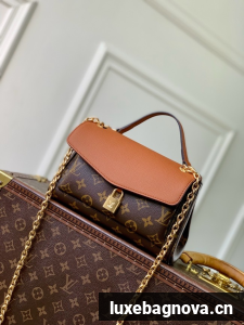 Louis Vuitton Monogram Canvas Shoulder Bag M27067 brown