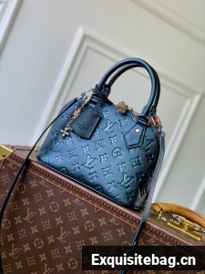 Louis Vuitton Monogram Empreinte Alma M26049 Pearly blue