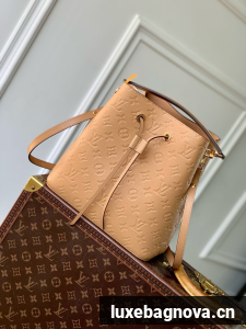 Louis Vuitton Monogram Empreinte Neonoe Original Leather M45256 Apricot
