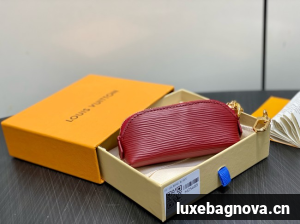 Louis Vuitton NEW Cosmetic Lipstick Pouch M25694 burgundy