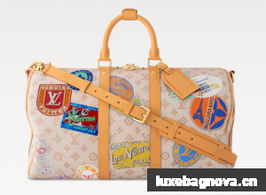 Louis Vuitton NEW Keepall Bandouliere 45 M14736 Monogram Dune