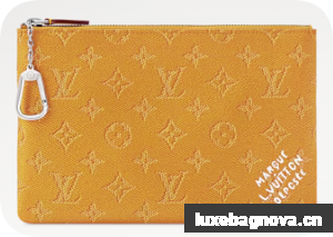 Louis Vuitton NEW Key Pouch M M27109 Saffron Yellow