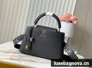 Louis Vuitton NEW LV x TM Capucines M28338 black