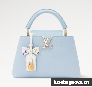 Louis Vuitton NEW LV x TM Capucines BB M27638 blue