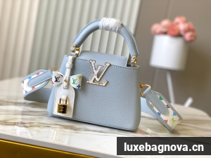 Louis Vuitton NEW LV x TM Capucines MINI M27639 Olympic Blue