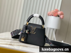 Louis Vuitton NEW LV x TM Capucines MINI M27639 black