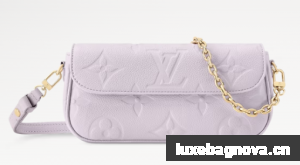 Louis Vuitton NEW Wallet On Chain Ivy M25714 Misty