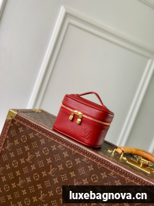 Louis Vuitton Nice Nano M25857 Rouge Louis Red