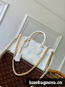 Louis Vuitton OnTheGo East West M27577 sky blue