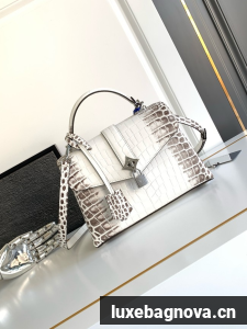 Louis Vuitton Original Leather M84713 white&silver