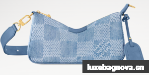 Louis Vuitton Pochette Accessories XL N00204 Denim Blue