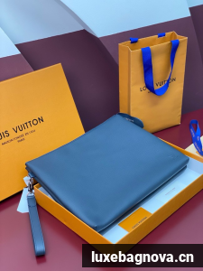 Louis Vuitton Pochette Voyage Souple M25943 blue