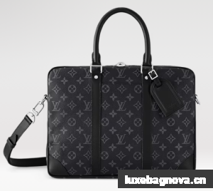 Louis Vuitton Porte-Documents Voyage PM M46457 black