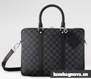 Louis Vuitton Porte-Documents Voyage PM N40445 black