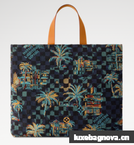 Louis Vuitton Shopper Tote MM N00218 Marina Blue