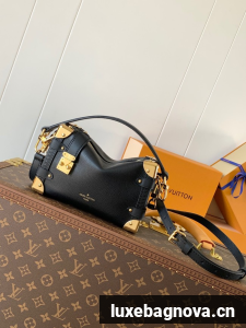 Louis Vuitton Side Trunk MM M25160 black&gold hardware