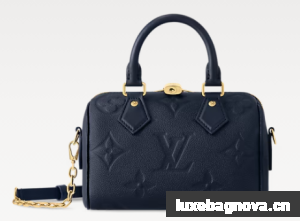 Louis Vuitton Speedy Bandouliere 20 M14200 Navy