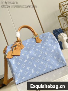 Louis Vuitton Speedy P9 40 N88228 light blue