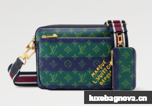 Louis Vuitton Trio Messenger M26026 Blue Stripes