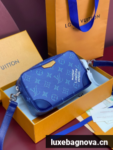 Louis Vuitton Trocadero Wearable Wallet M14253 dark blue