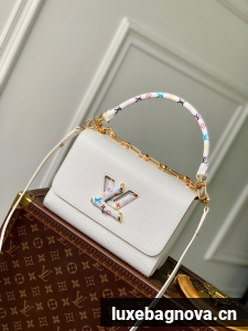 Louis Vuitton Twist MM M13243 white