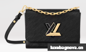 Louis Vuitton Twist MM M24630 Black