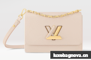 Louis Vuitton Twist MM M24630 Quartz White